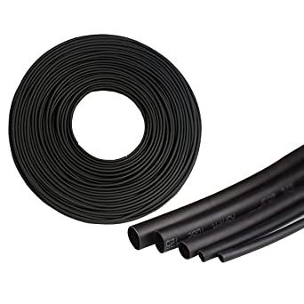Tubo Termocontraíble Negro De 4.5mm (Precio Por Metro)