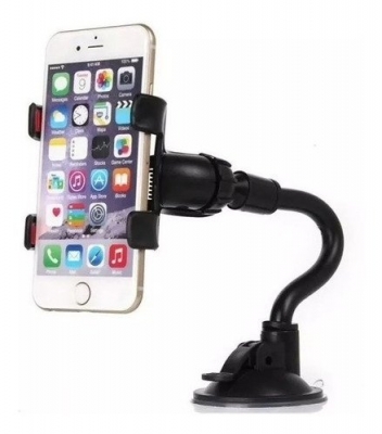 Soporte Holder Brazo Flexible Ventosa Ideal Auto Celular GPS