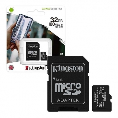 Memoria Kingston Micro SD 32GB con Adaptador Clase 10