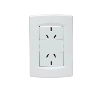 Llave De Luz Módulo Armado Toma Doble Sica Life