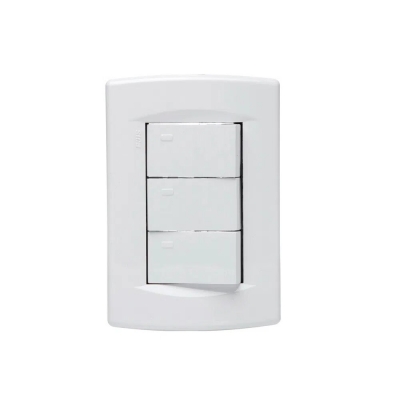 Llave De Luz Módulo Armado 3 Puntos Sica Life