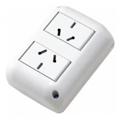 Llave Exterior Toma Doble Binorma Enchufe Exultt