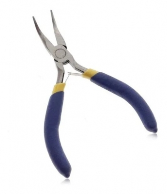 Pinza De Punta Curva Precisión 125mm