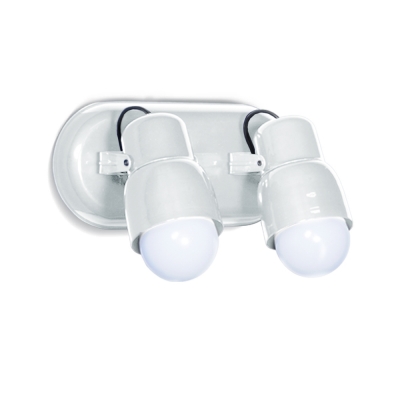 Aplique de Pared 2 Luces E27 Direccional Color Blanco