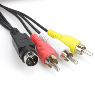 Cable Mini Din 10 Contactos A 3 Rca Deco DirecTV