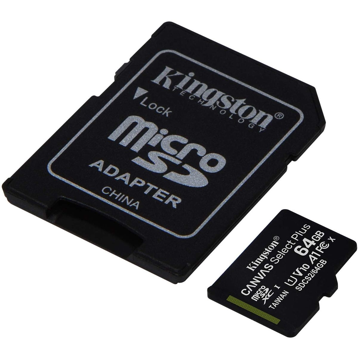 Microsd Kingston 64gb Canvas Select Plus 100mb/s Clase 10