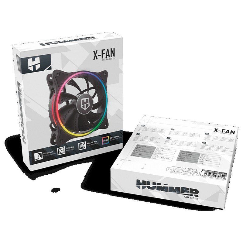 Fan Nox X-fan Argb Halo Ring 120mm 3-pin