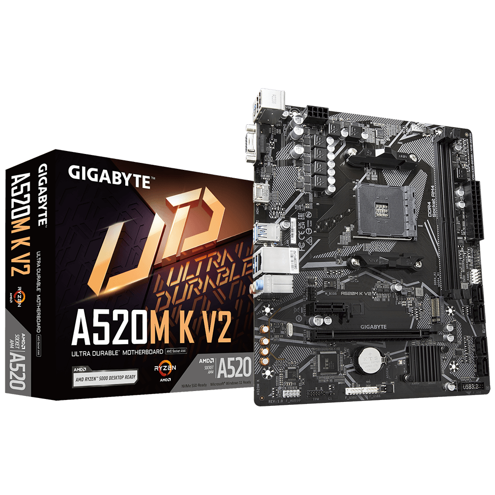 Motherboard Gigabyte A520m-k V2 Ddr4 Am4