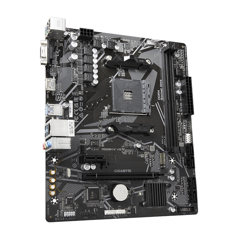 Motherboard Gigabyte A520m-k V2 Ddr4 Am4