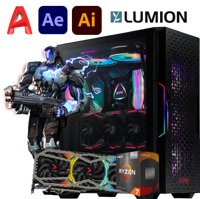 PC RENDER DISE?O RYZEN 7 32GB RAM 1TB m2 SSD RTX 3070 700w Gabinete ...