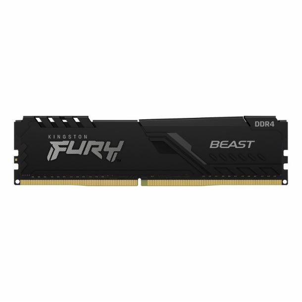 Memoria Ram Kingston Fury Beast Udimm Ddr4 16gb 3200 Black