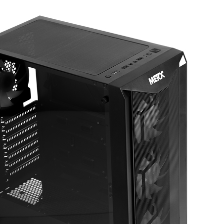 Gabinete Gamer Merx Octopus Os-100 Con 4 Fans
