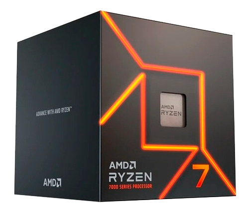 Procesador Amd Ryzen 7 7700 Octa-core 5.3ghz Turbo C/video C/cooler Am5