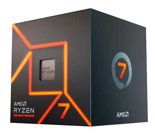 Procesador Amd Ryzen 7 7700 Octa-core 5.3ghz Turbo C/video C/cooler Am5