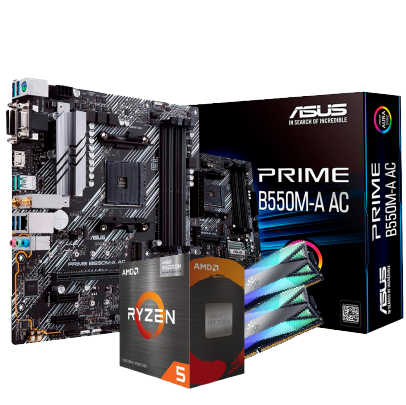 Combo Actualizacion AMD Ryzen 5 5600g + B550 WIFI + 16gb Ram (2x8gb)