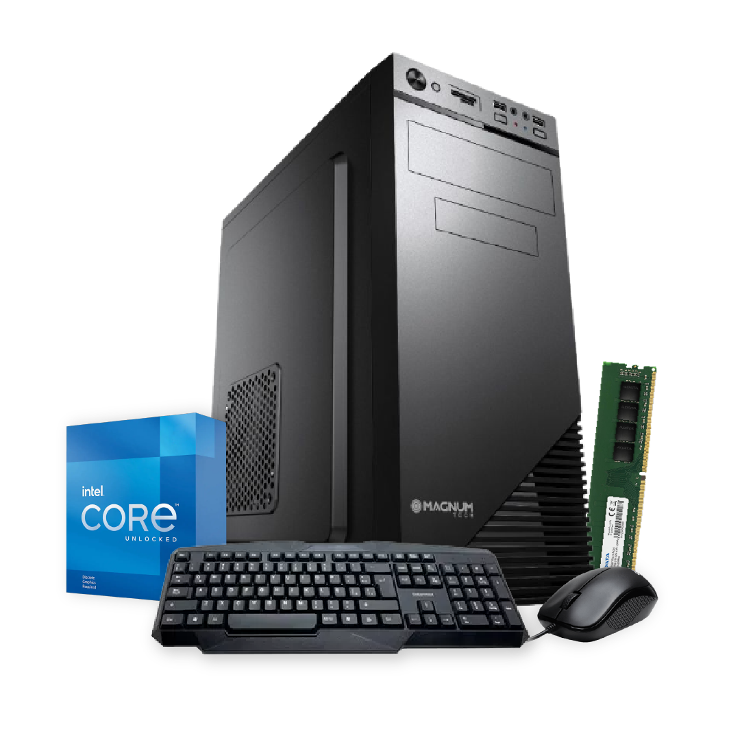 PC ARMADA HOGAR OFICINA CELERON DUAL CORE 8GB RAM SSD 240 500W TECLADO MOUSE PARLANTES