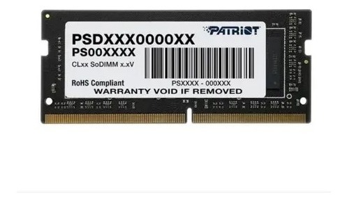 Memoria Ram Notebook Patriot 8gb 3200 Cl22 1.2v