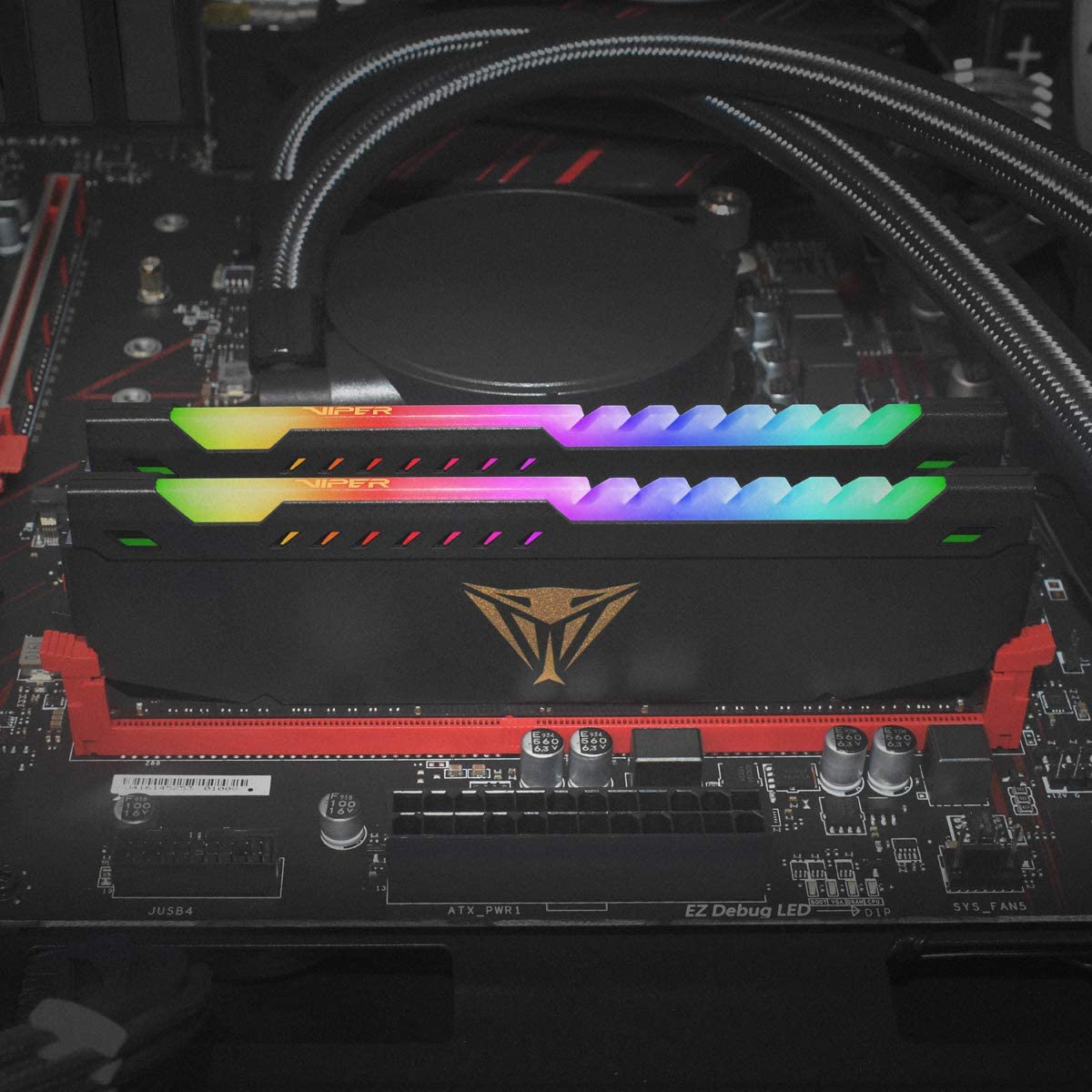 Memoria Ram Patriot Viper Steel Rgb 16gb 3200 Cl18 Xmp 2.0 1.35v
