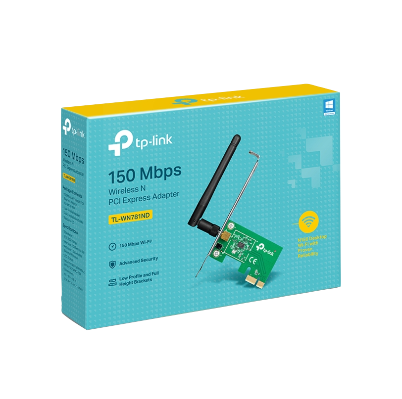 PLACA DE RED PCI TP-LINK TL-WN781ND DE 150MBPS