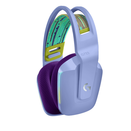 Auriculares Logitech G733 Lightspeed Wireless Rgb Lila