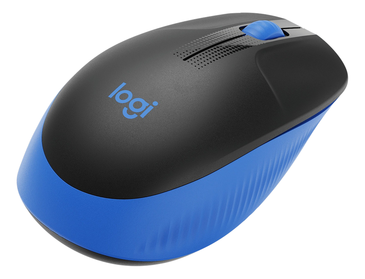 Mouse Logitech M190 Blue Wireless 2.4ghz