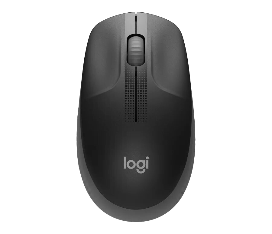 Mouse Logitech M190 Charcoal Wireless  2.4ghz