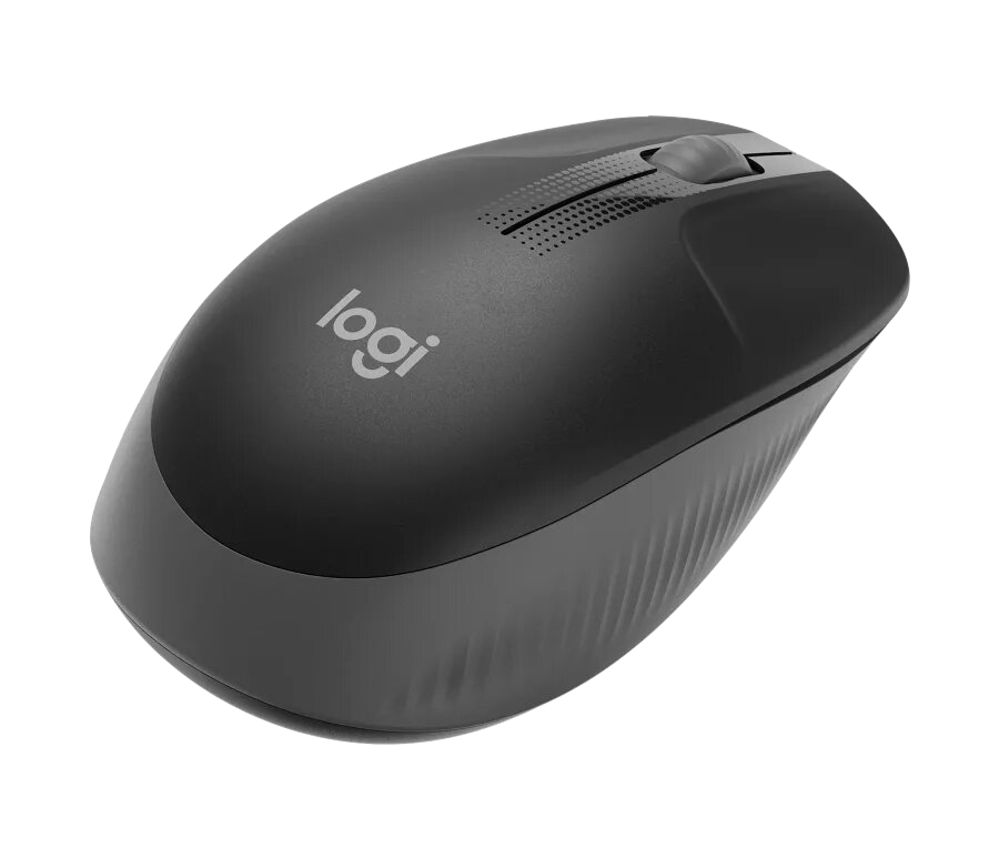 Mouse Logitech M190 Charcoal Wireless  2.4ghz