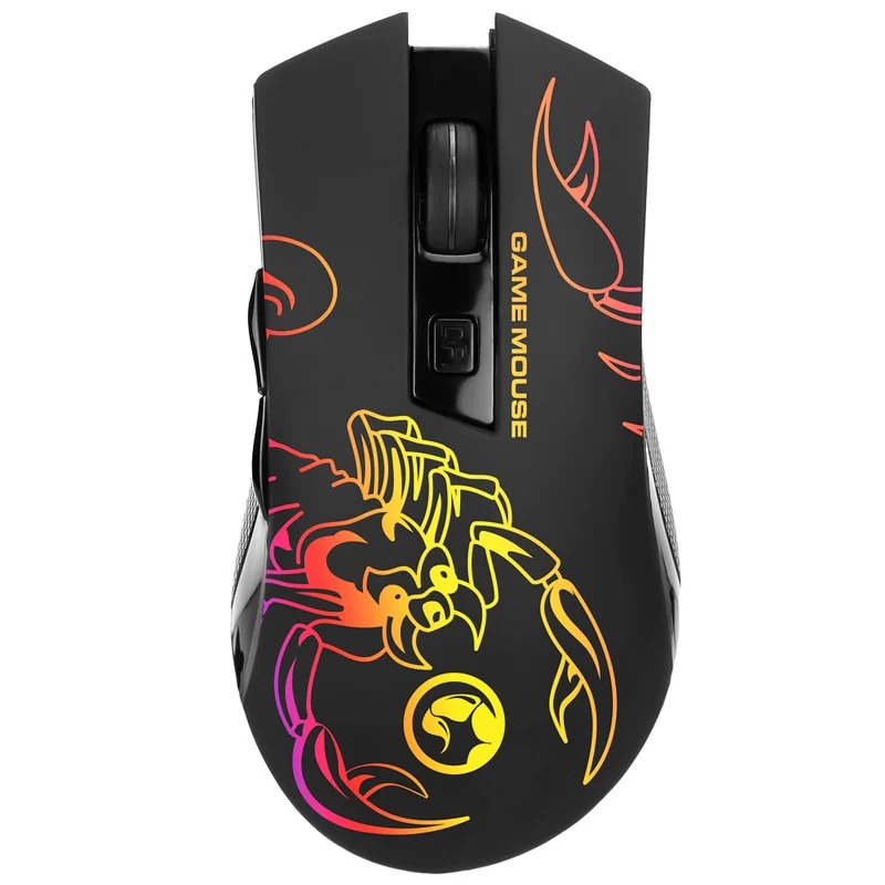 Mouse Gaming Marvo M209 6400 Dpi Optico Led 7 Col 6b