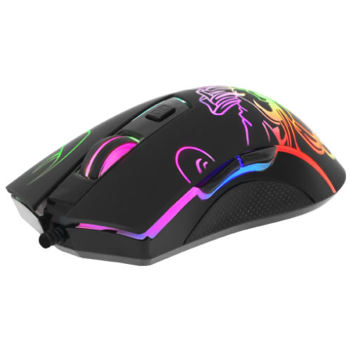 Mouse Gaming Marvo M209 6400 Dpi Optico Led 7 Col 6b