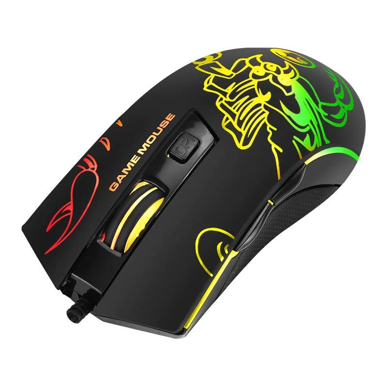 Mouse Gaming Marvo M209 6400 Dpi Optico Led 7 Col 6b