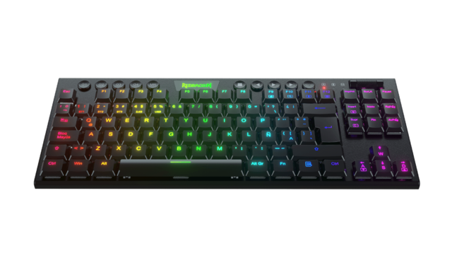 Teclado Redragon K621 Rgb Sp Rd Horus Tkl Wireless Red Swtich