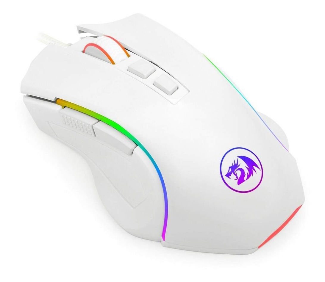 Mouse Gamer Redragon M607 Griffin White