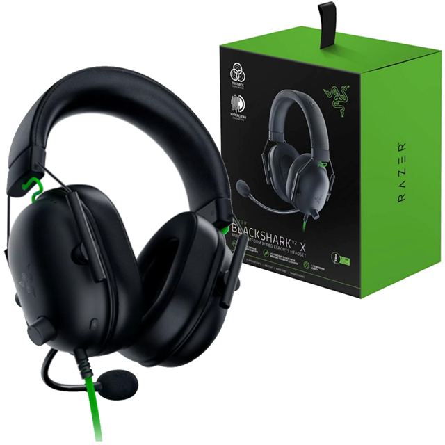 Auriculares Razer Blackshark V2 X Wired 7.1 Black