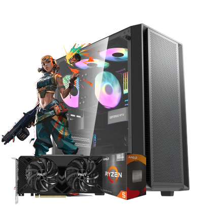 PC GAMER RYZEN 5 4600G A520 16GB RTX 2060 SSD M2 512GB 650W