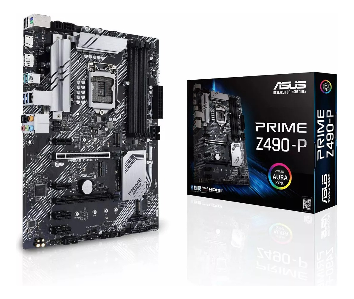 Motherboard Asus Prime Z490-p Socket 1200 Para I5 I7