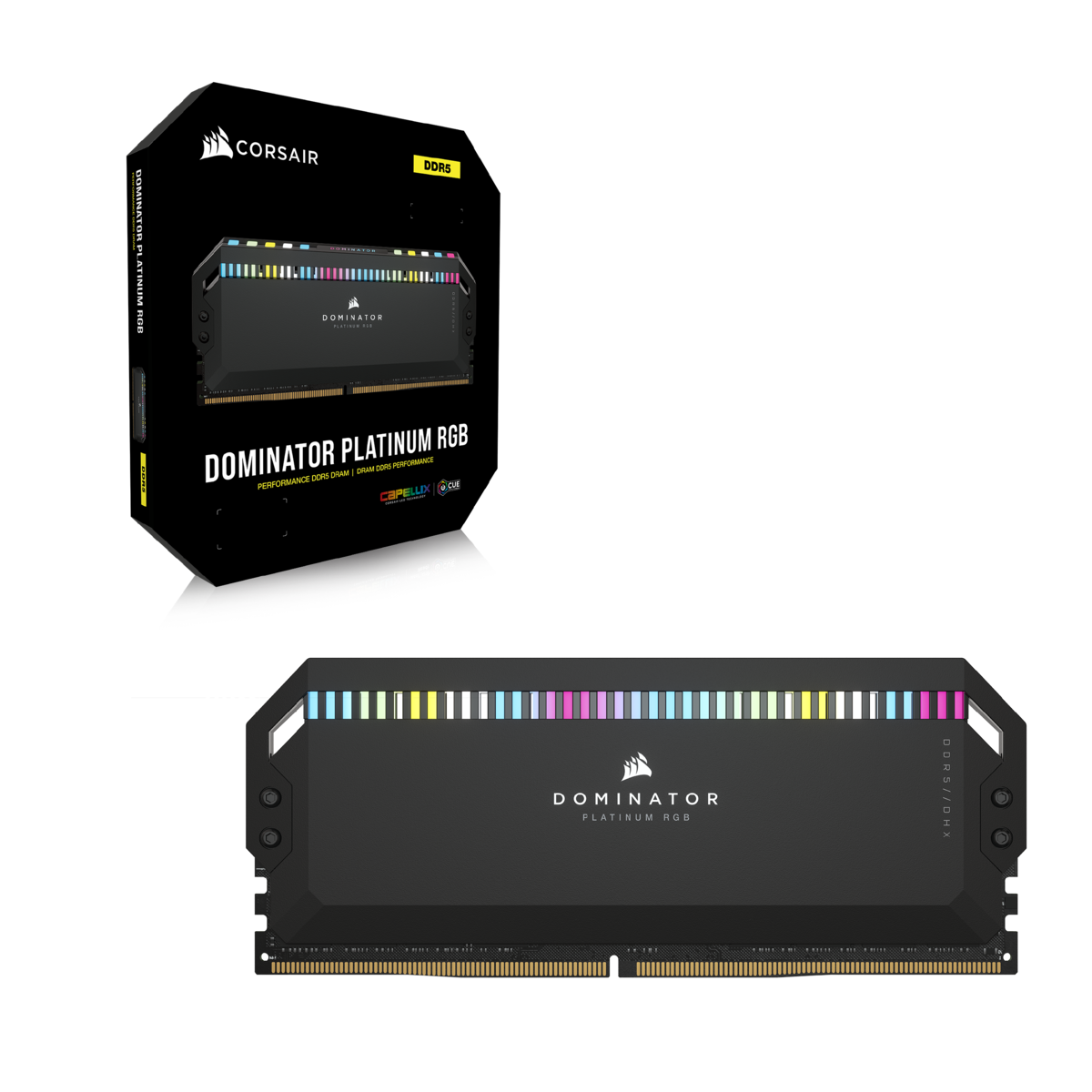 Outlet Memoria Ram Corsair Dominator Platinum Rgb 2x16gb 5600mhz Black