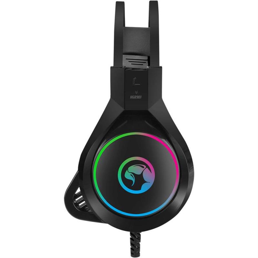 Headset Gaming Marvo Hg8901 Led Rainbow 50mm Driver 