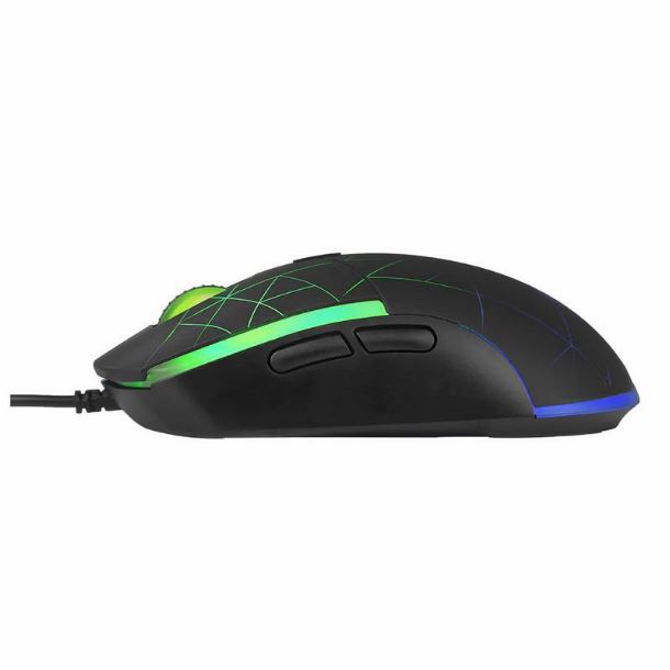 Mouse Gaming Marvo M115 4000 Dpi Led 7 Col Ambidiestro