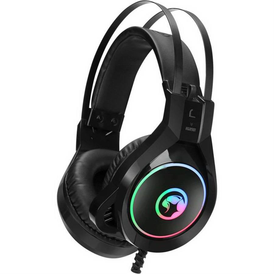 Headset Gaming Marvo Hg8901 Led Rainbow 50mm Driver 