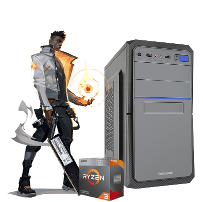 PC GAMER RYZEN 3 3200G 16GB RAM SSD 480 GABINETE KIT CSGO VALORANT