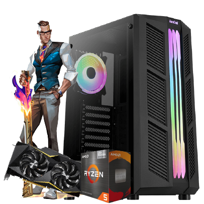 PC GAMER RYZEN 5 4600G 16GB RAM M.2 500GB GTX 1660 TI 500W + REGALO