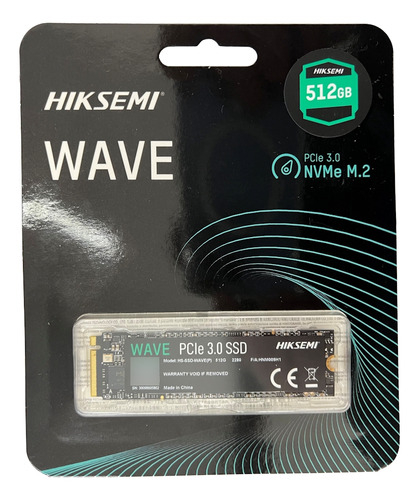 Disco Ssd M.2 Hiksemi Wave 512gb Pcie 3.0 Nvme