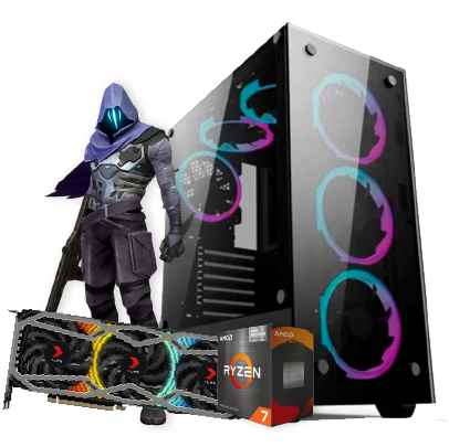 PC GAMER RYZEN 7 5700 16GB RAM RTX 3070 SSD M2 1tb 7450mb/s 700W ideal streaming