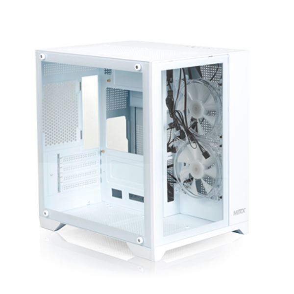 Gabinete Gamer Merx Polar Bear Pb-100 White Con 4 Fans