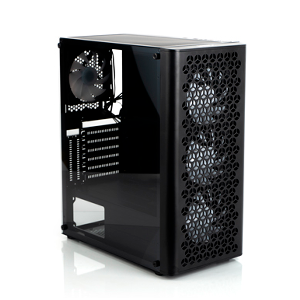 Gabinete Gamer Merx Cobra King Ck-200 Black Con 4 Fans