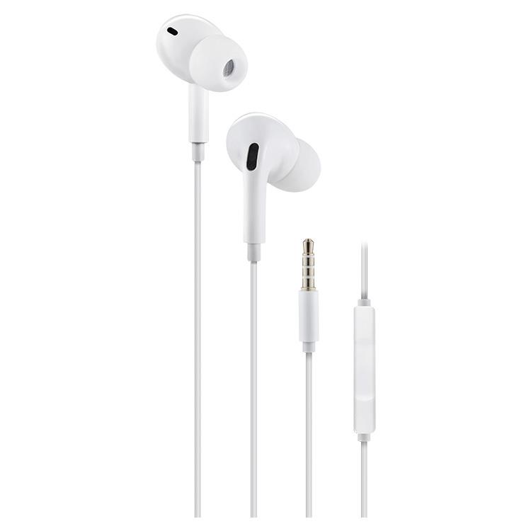 Auriculares Noga Ear Buds Cable 1.2mts Manos Libres Estereo White 3.5mm
