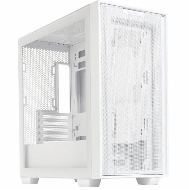 Gabinete Asus A21 White M-atx Black Soporta Water De 360mm Y Vga De Hasta 380mm Micro Atx