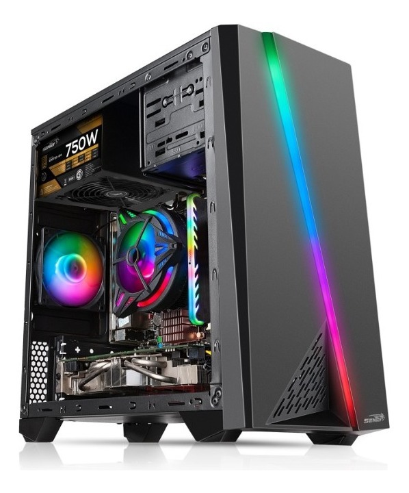 PC GAMER RYZEN 5 4600g a320 16gb ssd 480 500w gabinete gamer