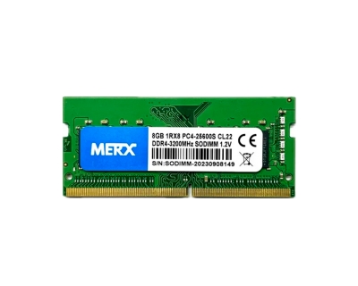 MEMORIA RAM MERX SODIMM 8GB DDR4 3200MHZ CL22 PC4-25600S