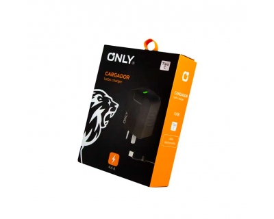 CARGADOR CELULAR ONLY TURBO CHARGER TIPO C 4.4A + CABLE